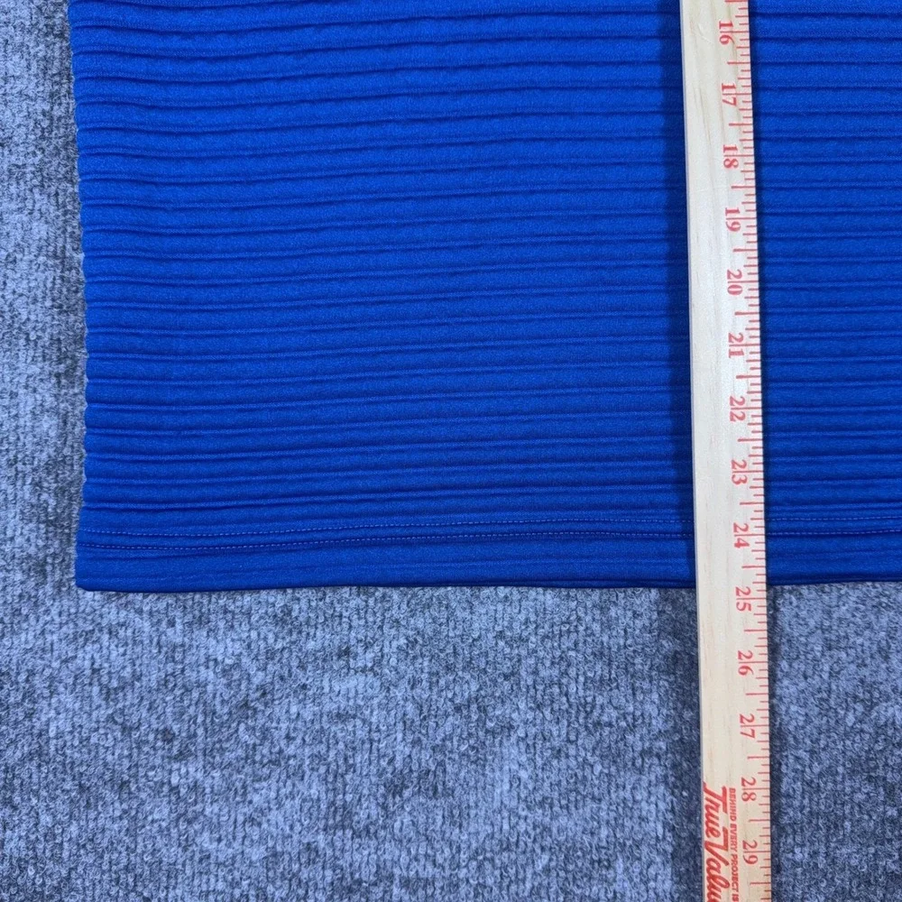 Under Armour ColdGear Mens Large Blue Ribbed Quarter Zip Pullover Jacket Loose